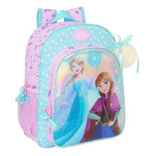 School Bag Frozen Cool days Violet Sky blue 32 x 38 x 12 cm