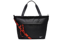 Nike Sportswear Essentials 运动包挎包手提包 男女同款情侣款 红黑色 / Сумка Nike Sportswear Essentials BA6142-010