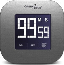 GreenBlue Timer Digital Magnet with touch screen black (GB524)