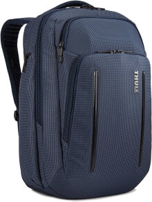 Мужской повседневный городской жесткий синий рюкзак для ноутбука Нейлон Синий Thule Crossover 2 C2BP-114 Dress Blue  3203839
