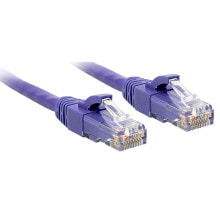 Кабели и разъемы для аудио- и видеотехники Lindy 48125 сетевой кабель 5 m Cat6 U/UTP (UTP) Фиолетовый
