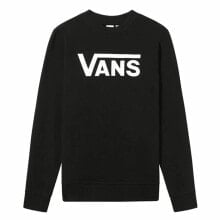 Men’s Sweatshirt without Hood Vans Classic V Black