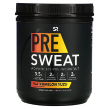 Аминокислоты sports Research, Pre-Sweat Advanced Pre-Workout, Watermelon Yuzu, 14.46 oz (410 g)