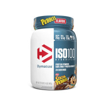 Сывороточный протеин Dymatize ISO 100 Hydrolyzed Protein Powder Изолят сывороточного протеина - 25 г белка - 5,5 г BCAA - 2,6 г лейцина на порцию - 640 г со вкусом какао