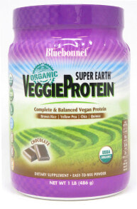 Whey Protein bluebonnet Nutrition Super Earth® VeggieProtein Chocolate -- 1 lb