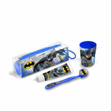 Cartoon Batman Набор для чистки зубов: Зубная паста + зубная щетка + стакан + нессер