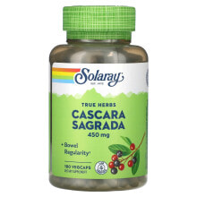 Solaray, Cascara Sagrada, 450 mg, 100 VegCaps