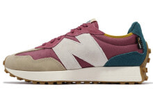 New Balance NB 327 舒适 耐磨 低帮 跑步鞋 男女同款 红绿拼接 / Кроссовки New Balance NB 327 MS327WT1