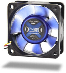 Кулеры и системы охлаждения для игровых компьютеров noiseblocker BlackSilentFan 60mm Корпус компьютера Вентилятор Черный XR1