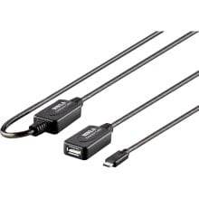 Компьютерные разъемы и переходники RF-4752800 USB Kabel 7.5 m 2.0 A C Schwarz - Cable - Digital