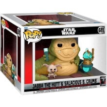 FUNKO POP Star Wars 40th Jabba The Hutt And Salacious B Crumb Figure