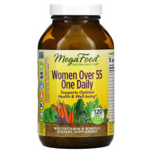 Мегафудс, мультивитамины для женщин старше 55 лет, для приема один раз в день, 90 таблеток