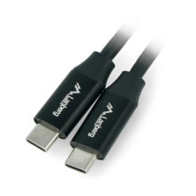 Компьютерные разъемы и переходники Кабель USB C-USB C 2.0 Lanberg черный премиум QC 4.0 PD 0,5м