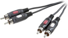 SpeaKa Professional SP-7869760 аудио кабель 0,5 m 2 x RCA Черный