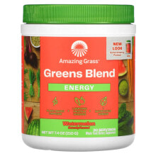 Суперфуды Amazing Grass, Green Superfood, Энергия, Арбуз, 7,4 унции (210 г)