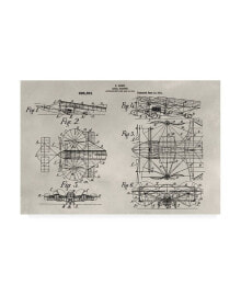 Trademark Global alicia Ludwig Patent Aerial Machine Canvas Art - 19.5
