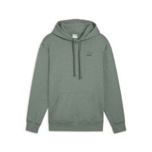 Puma Classics Small Logo Pullover Hoodie Mens Green Casual Outerwear 53559644