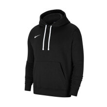 Мужские спортивные худи Мужское худи с капюшоном спортивное черное с логотипом Nike Park 20 Fleece