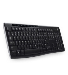 Клавиатуры Logitech K270 клавиатура Беспроводной RF AZERTY Черный 920-003754
