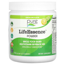 Pure Essence, Порошок LifeEssence, со вкусом лимона и лайма, 207 г (Товар снят с продажи) 