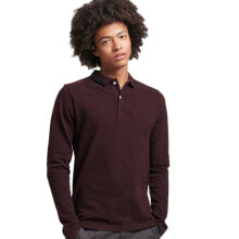 SUPERDRY Vintage Tipped Long Sleeve Polo