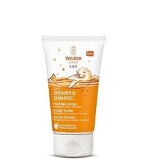 Weleda Kids Fruity Orange Shower & Shampoo Детский шампунь и гель 2 в 1 фруктовый апельсин 150 мл