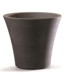 Garden Elements pamploma Plastic Planter Cappuccino Color 12 Inches