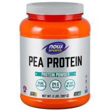 Растительный протеин NOW Sports Pea Protein Natural Unflavored Гороховый протеин, пудра без ароматизаторов 907 г