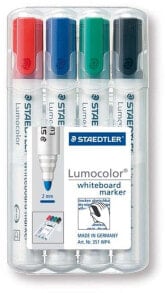 Staedtler MARKER DO TABLIC 351 4SZT. SUCHOŚCIERALNY OKRĄGŁY (S351WP4)