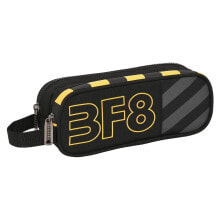 SAFTA Double Blackfit8 Zone Pencil Case