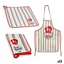 Kitchen mittens, aprons and potholders