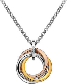 Ювелирные колье silver necklace Trio Rose Gold DP544 (chain, pendant)