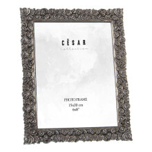 Photo frame Alexandra House Living Silver Plastic 19 x 1 x 24 cm