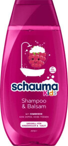 Купить детские средства для купания Schauma: Kinder Shampoo & Balsam Himbeere, 250 ml