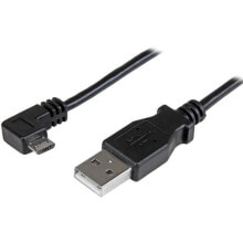 StarTech.com USBAUB50CMRA USB кабель 0,5 m 2.0 USB A Micro-USB A Черный