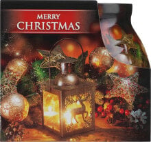 Kerze im Glasdeckel - Admit Candle In Glass Cover Christmas Lantern