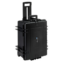 B&W 6800/B/SI портфель для оборудования Сумка-тележка Черный