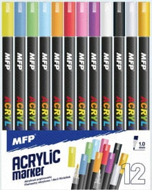 MFP paper flamaster akrylowy 1mm zestaw 12 szt. 6410820 купить в интернет-магазине