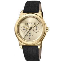 Купить наручные часы Esprit: Наручные часы Esprit с датовым отображением и кожаным ремешком ES1L077L0025