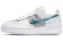 Nike Air Force 1 Low Shadow 低帮 板鞋 女款 白灰蓝 / Кроссовки Nike Air Force 1 Low Shadow DA4286-100