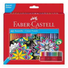 Цветные карандаши для рисования для детей Faber-Castell 111260 цветной карандаш 60 шт Разноцветный