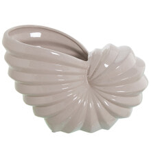 Centerpiece Alexandra House Living Grey Ceramic Snail 15 x 26 x 20 cm