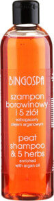 Torf-Shampoo mit 5 Kräutern und Arganöl - BingoSpa Shampoo Mud And Herbs 5