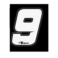 RTECH Number 9 Stickers 10 Units