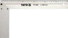 Строительные линейки и угольники yato YT-7082 линейка Настольная линейка Алюминий 35 cm 1 шт