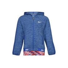 Hooded Sweatshirt for Girls Nike 937-B8Y Blue