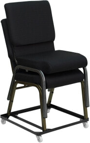 Flash Furniture hercules Series Steel Stack Chair And Church Chair Dolly