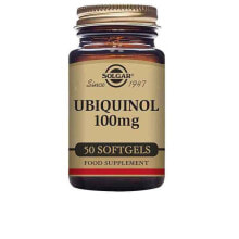 Антиоксиданты Solgar Ubiquinol Убихинол 100 мг 50 гелевых капсул