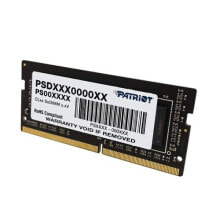 Купить модули памяти (RAM) Patriot: PATRIOT Memory Signature PSD48G320081S - 8 GB - 1 x 8 GB - DDR4 - 3200 MHz - 260-pin SO-DIMM