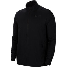 Nike Dri-FIT 纯色休闲立领运动长袖夹克外套 男款 黑色 送男生 / Куртка Nike Dri-FIT CU4954-010